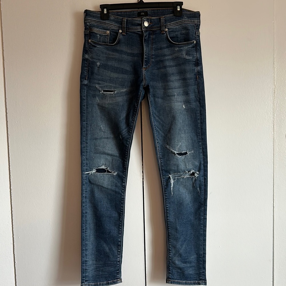 Men’s River Island Distressed Jeans